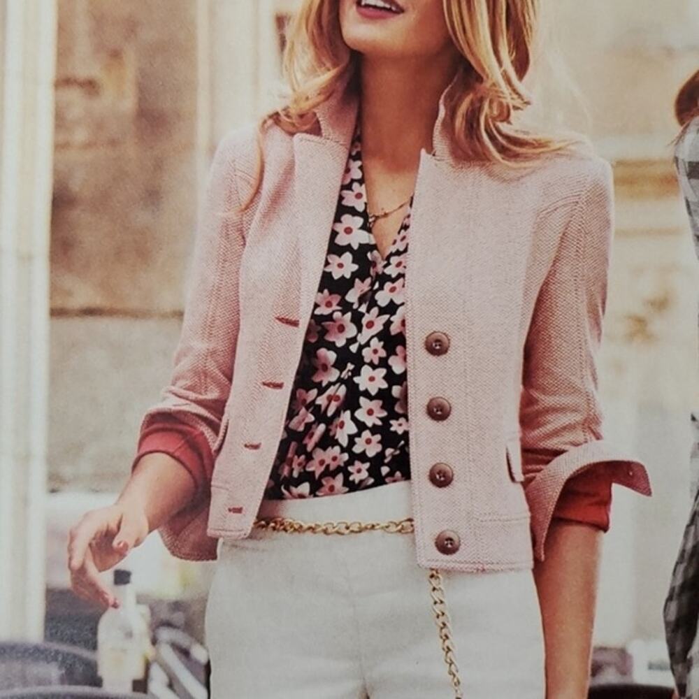 Cabi Amelia Jacket Pink Size M
